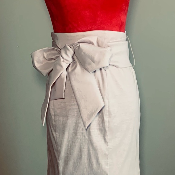 CHETTA B KHAKHI MERMAID FORMAL SKIRT - Picture 6 of 9